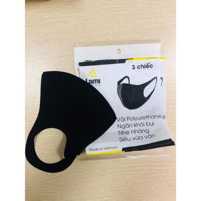 ☘ Khẩu trang ngăn ngừa khói, bụi bẩn Lami Mask (set 03 chiếc) - Sina Đơn (01 chiếc)