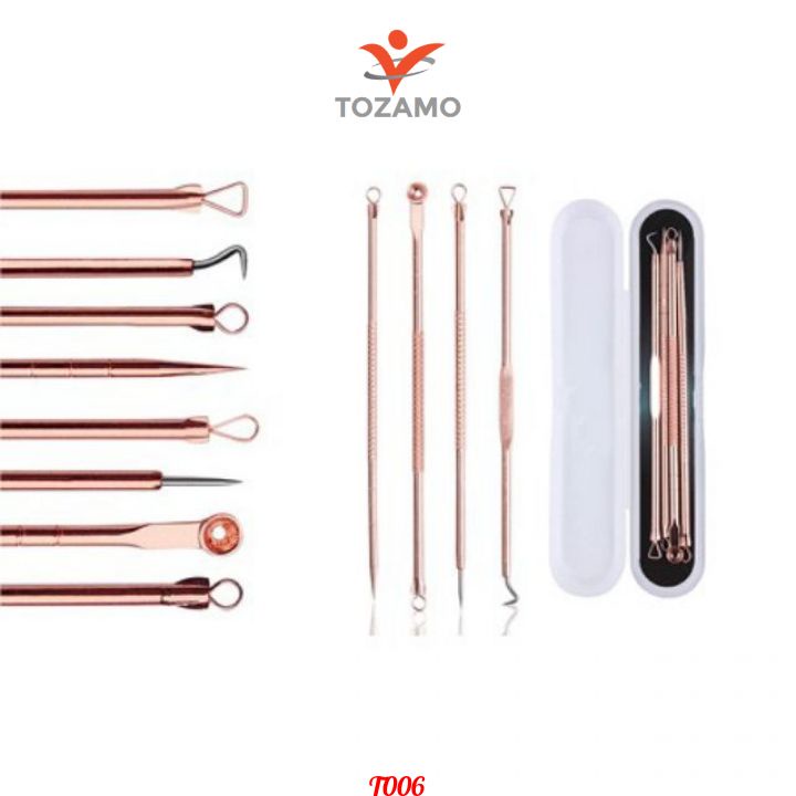 Combo 4 cây nặn mụn chuyên nghiệp  màu đồng T006