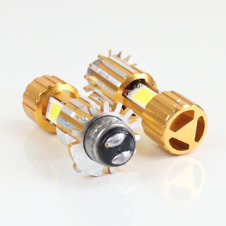 Đèn Pha Led Xe Máy 2 Chân Siêu Sáng Cho Xe Dream, Wave Đời Cũ