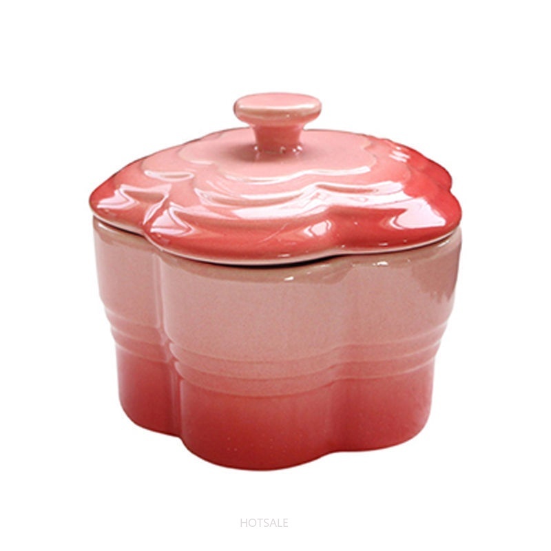 Hộp gốm mini đựng thức ăn/món tráng miệng màu sắc gradient