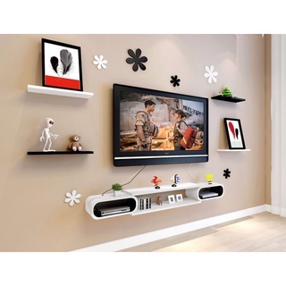[XƯỞNG SẢN XUẤT] Kệ Tivi Treo Tường T142 Hàng Chuẩn Đẹp Như Hình + Tặng 2 bộ trang trí gỗ dán tường 3D.