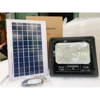 Đèn Pha Năng Lượng Mặt Trời Jindian JD T100 ( 100w )