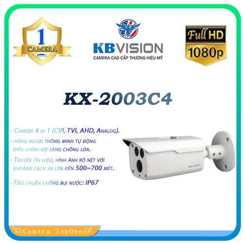 CAMERA QUAN SÁT KBVISION KX-2003C4 )