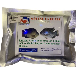 Mồi câu cá rô phi Cám Tộc - cám câu rô phi lưỡi đơn sông hồ ao tự nhiên hiệu quả
