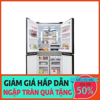 Miễn phí lắp đặt_ tủ lạnh sharp inverter 605 lít sj-fx688vg-bk _hỗ trợ kiểm hàng