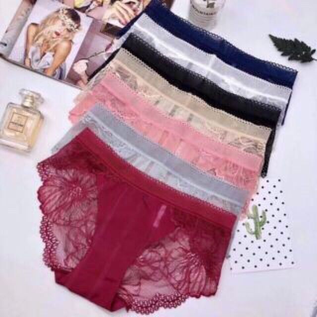 [ sale hàng mới} sét 10 quần lót đúc pha ren 8423 .
