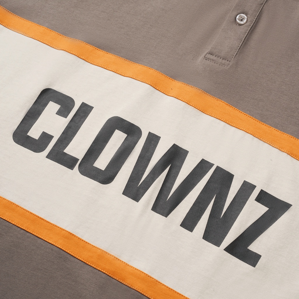 Áo thun polo nam nữ tay lỡ local brand Clownz Polo Colors Block unisex form rộng, cổ bẻ