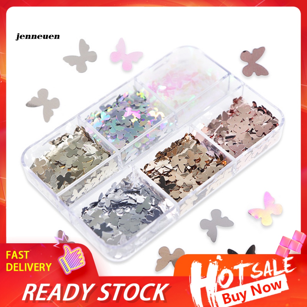 Phụ Kiện Lá Kim Tuyến Trang Trí Móng Tay Không Phai Màu