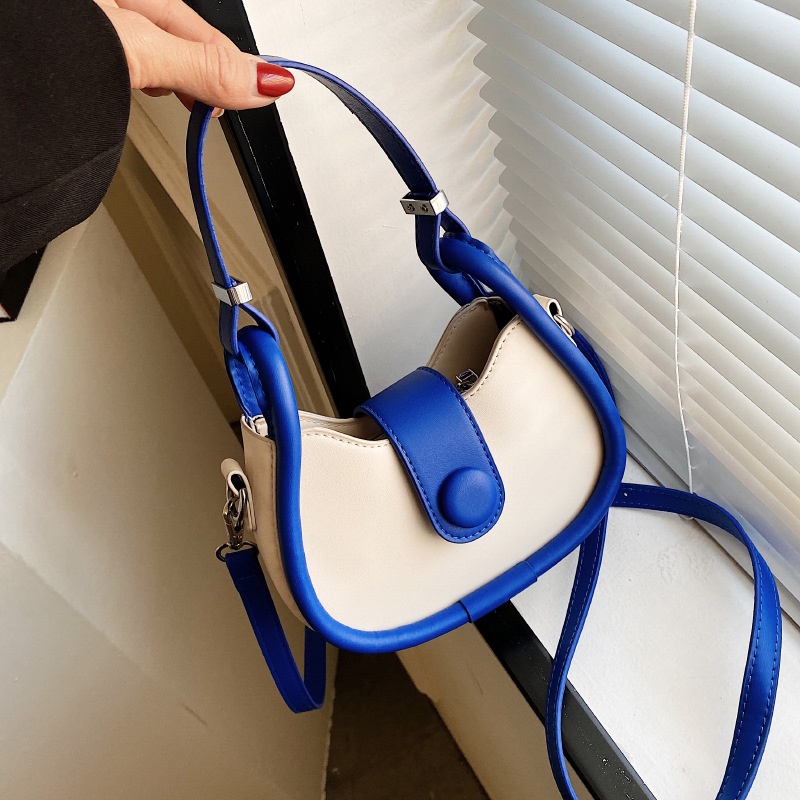 IELGY Túi Đeo Vai Màu Sắc Tương Phản Thời Trang Cho Nữ