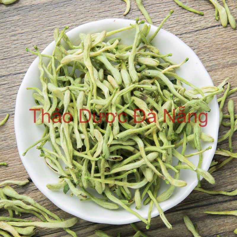 Hoa Kim Ngân Loại 1 xanh ươm nguyên chất.( 100% nụ,không lẫn cành,lá) _100 gram