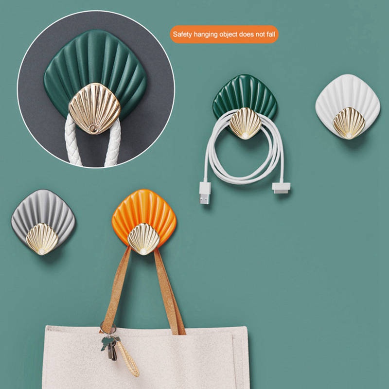 Set 4 Móc Treo Đồ Dán Tường Không Cần Khoan Tiện Dụng