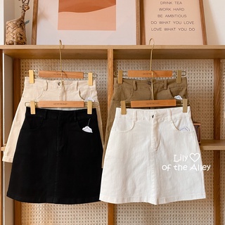 Chân váy mini kaki trơn 2 túi ulzzang