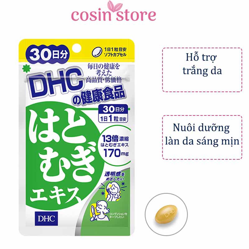 Viên uống Trắng da DHC Nhật Bản Adlay Extract 30 Viên 30 Ngày | BigBuy360 - bigbuy360.vn