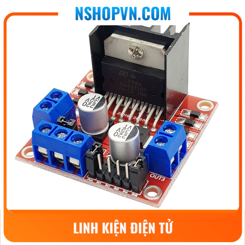 Mạch Điều Khiển Động Cơ DC L298N