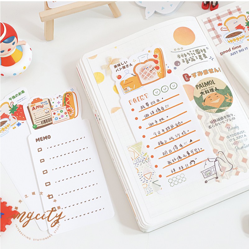 Tập 15 tờ giấy ghi chú note đáng yêu