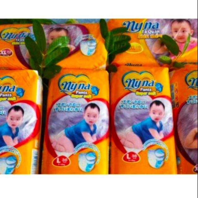 Bỉm Nyna pants super soft quần M40/L36/Xl32