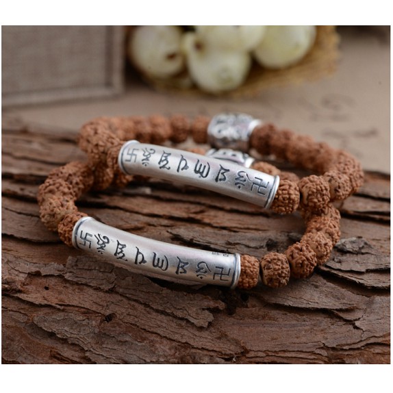 LẮC TAY HẠT KIM CANG - OM MANI PADME HUM - LT115