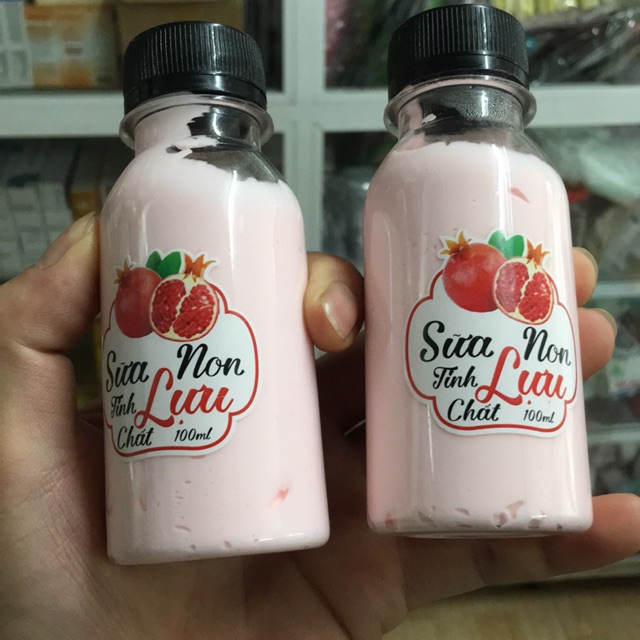 [10 chai] Ủ sữa lựu