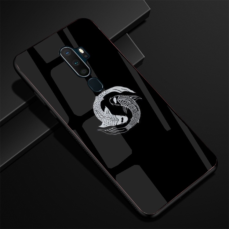 Ốp Lưng Kính OPPO A5 2020, A9 2020 Hình in 3D sáng bóng cao cấp