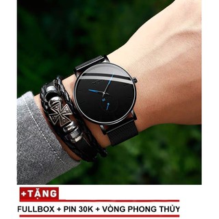 Đồng Hồ Nam mẫu HOT&NEW Đồng Hồ DIZIZID thiết kế Đăc Biệt dây thép lụa đen kim xanh cao cấp