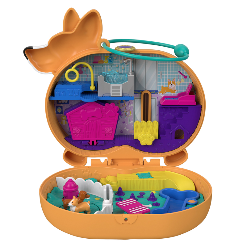 Đồ Chơi POLLY POCKET Polly Pocket Và Chú Chó Corgi Đáng Yêu GTN13/FRY35