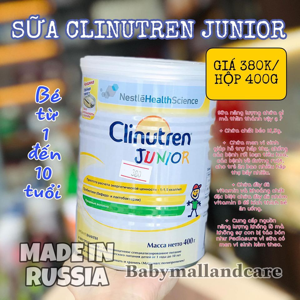 SỮA CLINUTREN JUNIOR 400g (HSD 2023)