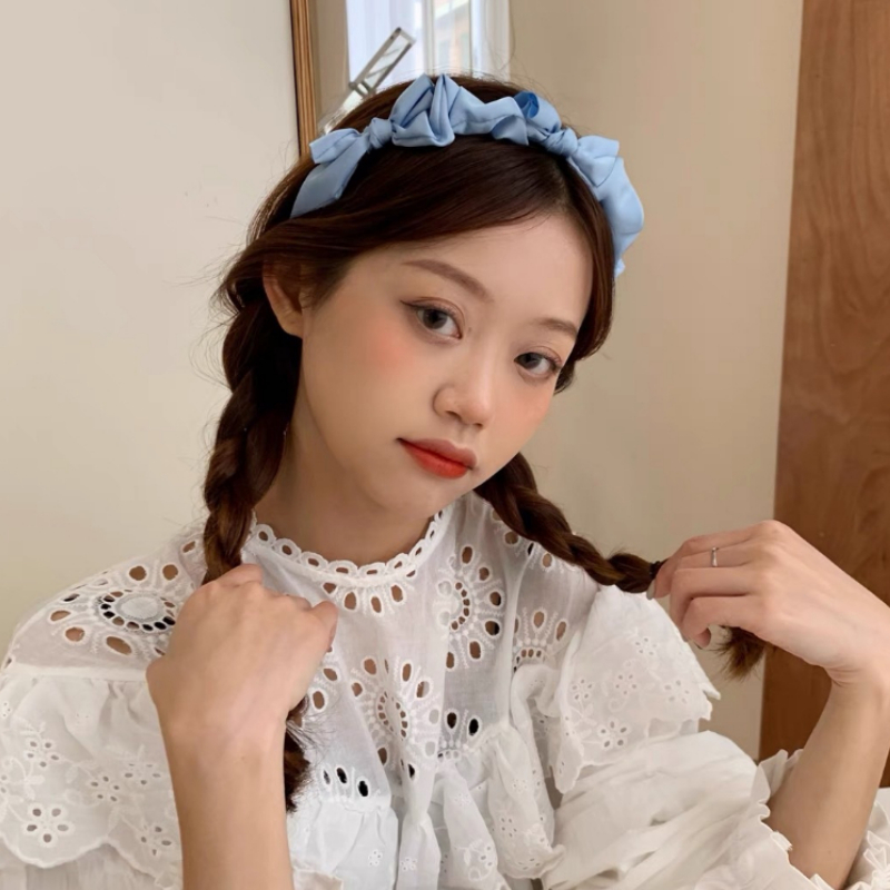 Cài tóc thắt nơ phong cách công chúa xinh xắn dành cho nữ