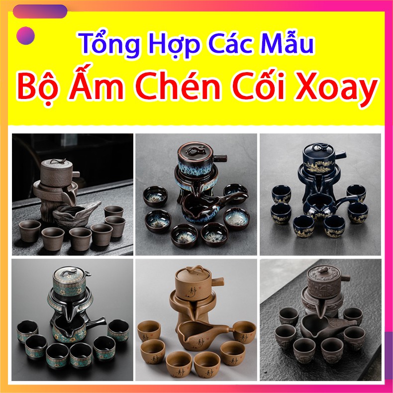 BỘ ẤM CHÉN TRÀ CỐI XAY - Tổng Hợp các mẫu BỘ ẤM TRÀ CAO CẤP