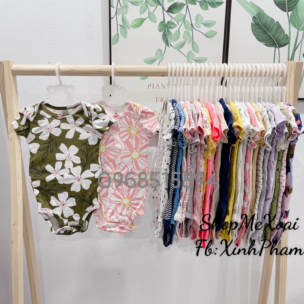 [SIZE 12M 8-9,5kg LINK 1] BODYSUIT CARTER ,BODYCHIP CỘC TAY MIX HÃNG