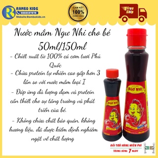 Nước mắm Ngư Nhi cho bé chai 50ml/150ml shop Rambo Kids