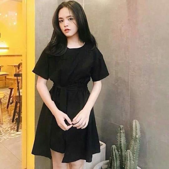Đầm barbie dress. 2 màu đen- nude