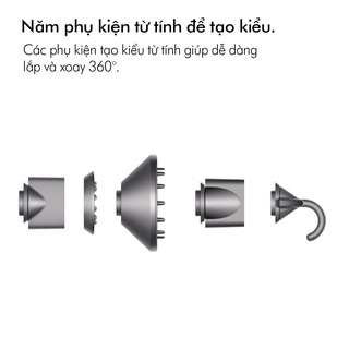 [Nhập mã Shopee ELDYSON2A giảm 10%] Máy sấy tóc Dyson Supersonic ™ HD08 (Hồng/Xám Trắng)