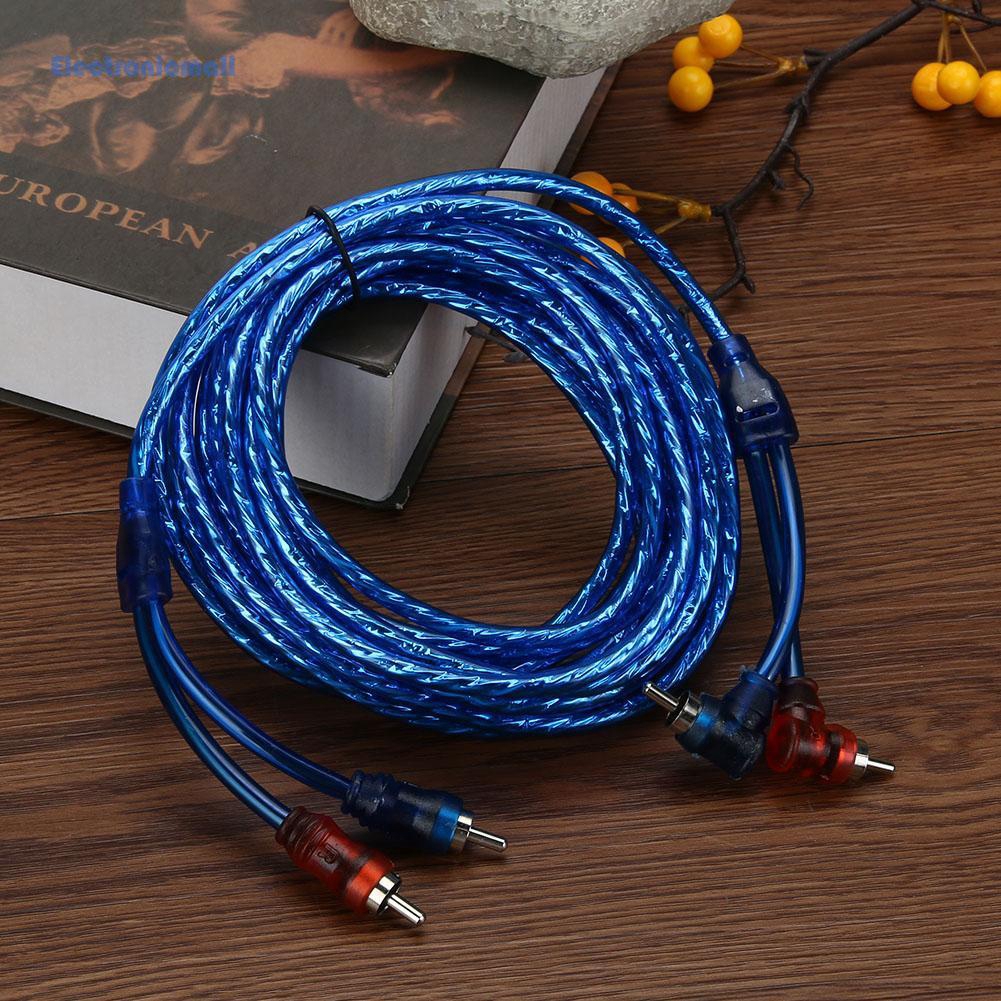Dây cáp âm thanh chuyển đổi 2 RCA sang 2 RCA dài 5m bằng đồng nguyên chất