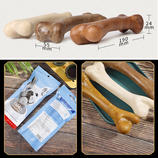 [Có sẵn] Xương to gặm mài răng Yaho 170g/cây - Bánh thưởng cho cún yêu