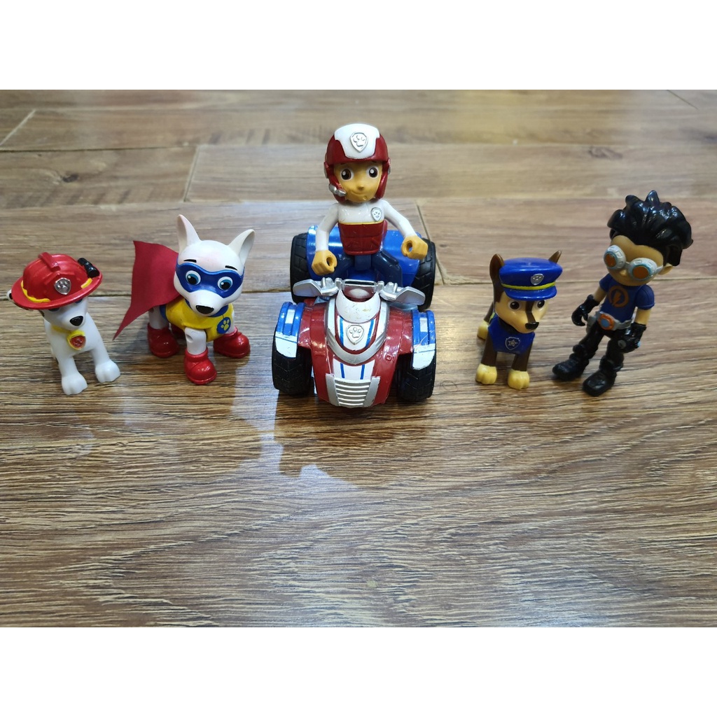 Bộ 5 Nhân Vật Kèm Xe Trong Chó Cứu Hộ Paw Patrol