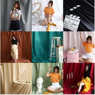 Phông Nền Vải Trơn Chụp Ảnh Beauty, Lookbook, Livestream Nhiều Màu Với 4 Kích Thước