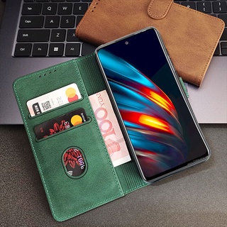 Ốp điện thoại da pu kiểu ví lật có đế cho tecno pova 2 tecno pova 2 pova2