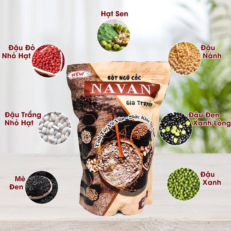Ngũ cốc Navan 7 vị gia truyền - Lợi sữa cho mẹ, bé nhanh tăng cân