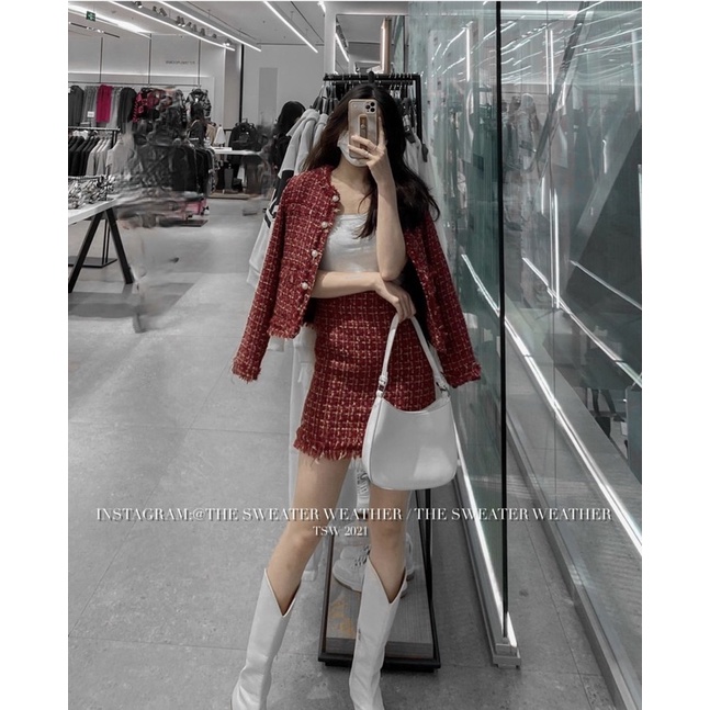 [HÀNG SẴN]SET DẠ TWEET 3 MÀU CÚC NGỌC SIÊU XINH | BigBuy360 - bigbuy360.vn