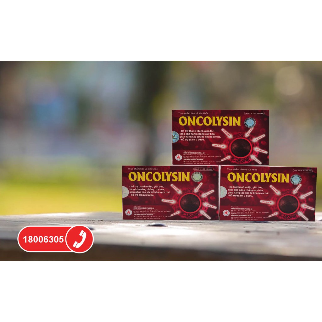 ONCOLYSIN - Hỗ Trợ Bệnh Nhân Ung Thư, Giảm U Bướu, Tăng Sức Đề Kháng, Thanh Nhiệt, Giải Độc