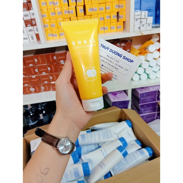 Sữa rửa mặt Snail Narguerite chiết xuất từ dịch ốc sên 120g | BigBuy360 - bigbuy360.vn