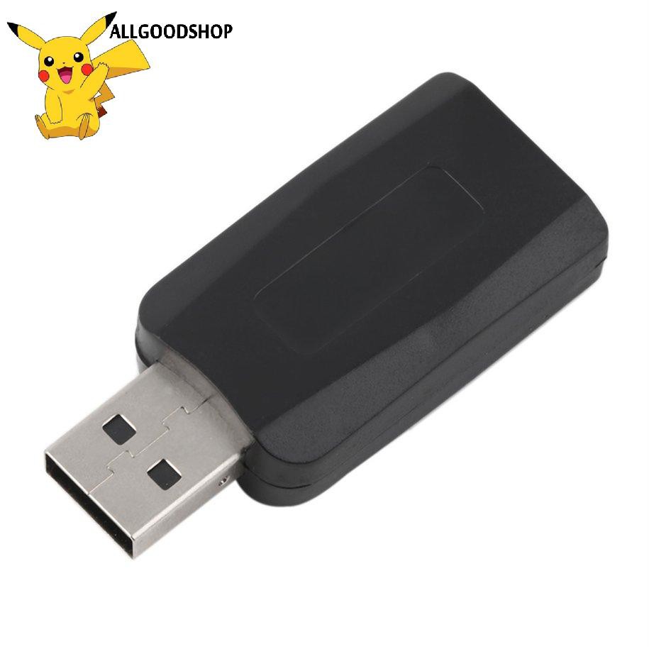 Bộ chuyển đổi card âm thanh USB 2.0 sang Mic 3D Cho Máy Tính