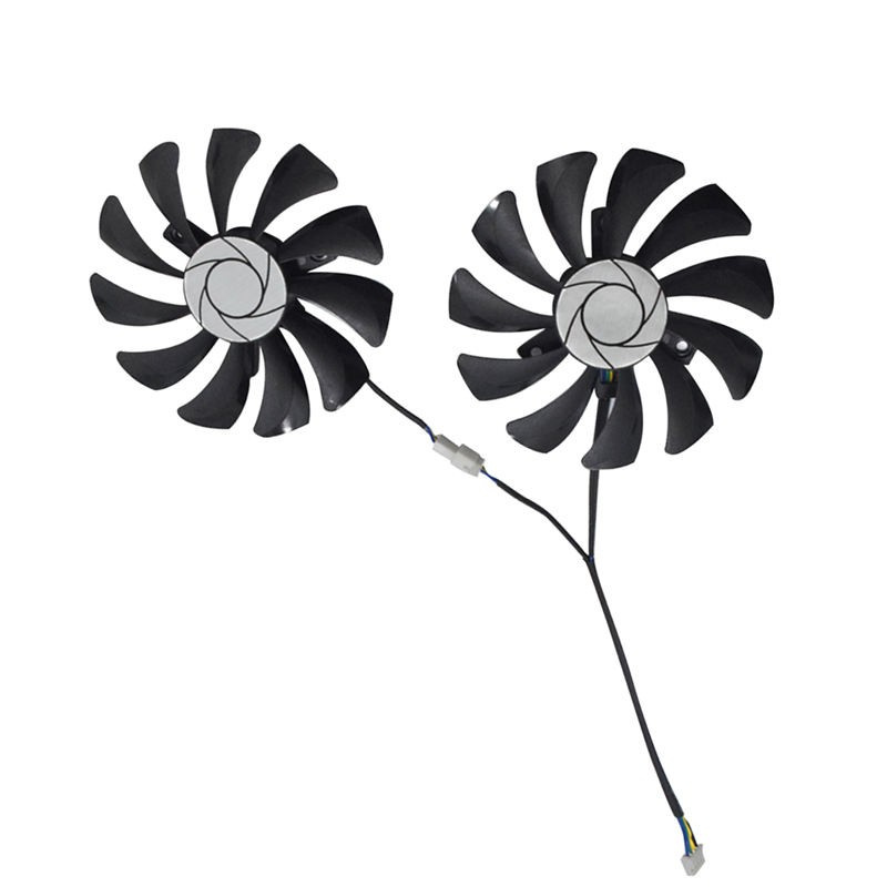 New 1 Pair Graphics Card Fan 85Mm Ha9010H12F-Z 4Pin Cooler Fan Replacement For Msi Gtx 1060 Oc 6G Gtx 960 P106-100 P106 Gtx1060 Gtx960