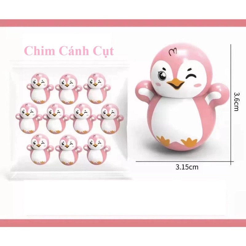 Lật đật hình thú mini dễ thương làm đồ chơi cho bé và trang trí nhà cửa thông minh