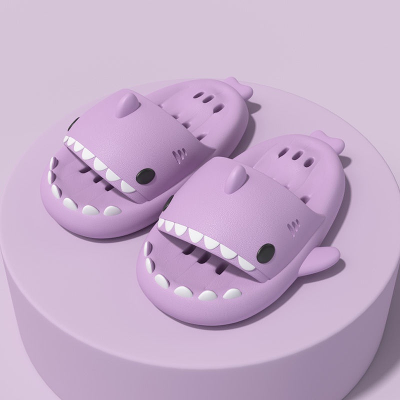Dép Sandal Hở Ngón Chống Trượt Hình Cá Mập Dễ Thương Thời Trang Đi Biển Cho Nam Và Nữ