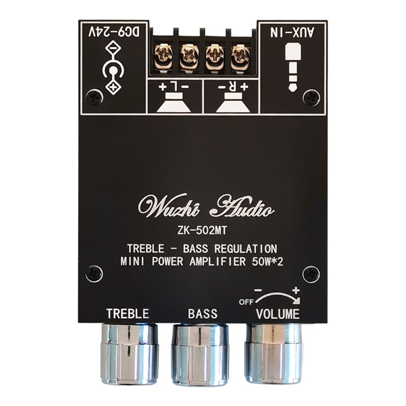 Bảng Mạch Khuếch Đại Âm Thanh ZK-502MT Bluetooth 5.0 2.0 Công Suất Cao