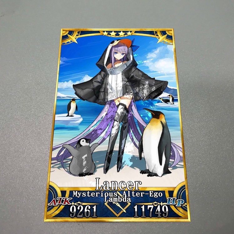 Thẻ bài sưu tầm custom card bánh xốp Fate Grand Order FGO Fate/Grand Order Meltlilith - Meltryllis áo tắm
