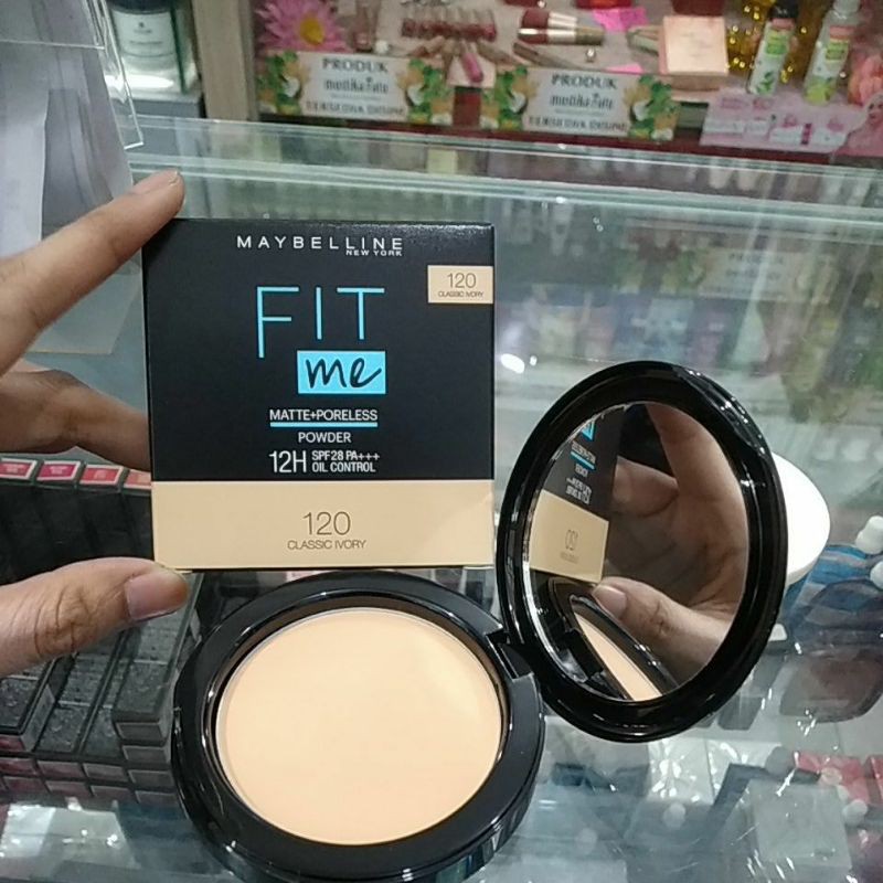 (hàng Mới Về) Phấn Phủ Dạng Bột Maybelline Fit Me 12h Spf 28pa + + + Kiểm Soát Dầu 120