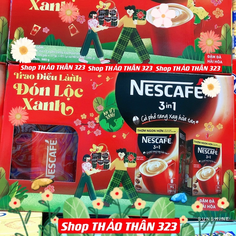 Cà phê NESCAFE 3in1 ĐẬM ĐÀ VỊ CÀ PHÊ (20gói x 17g)