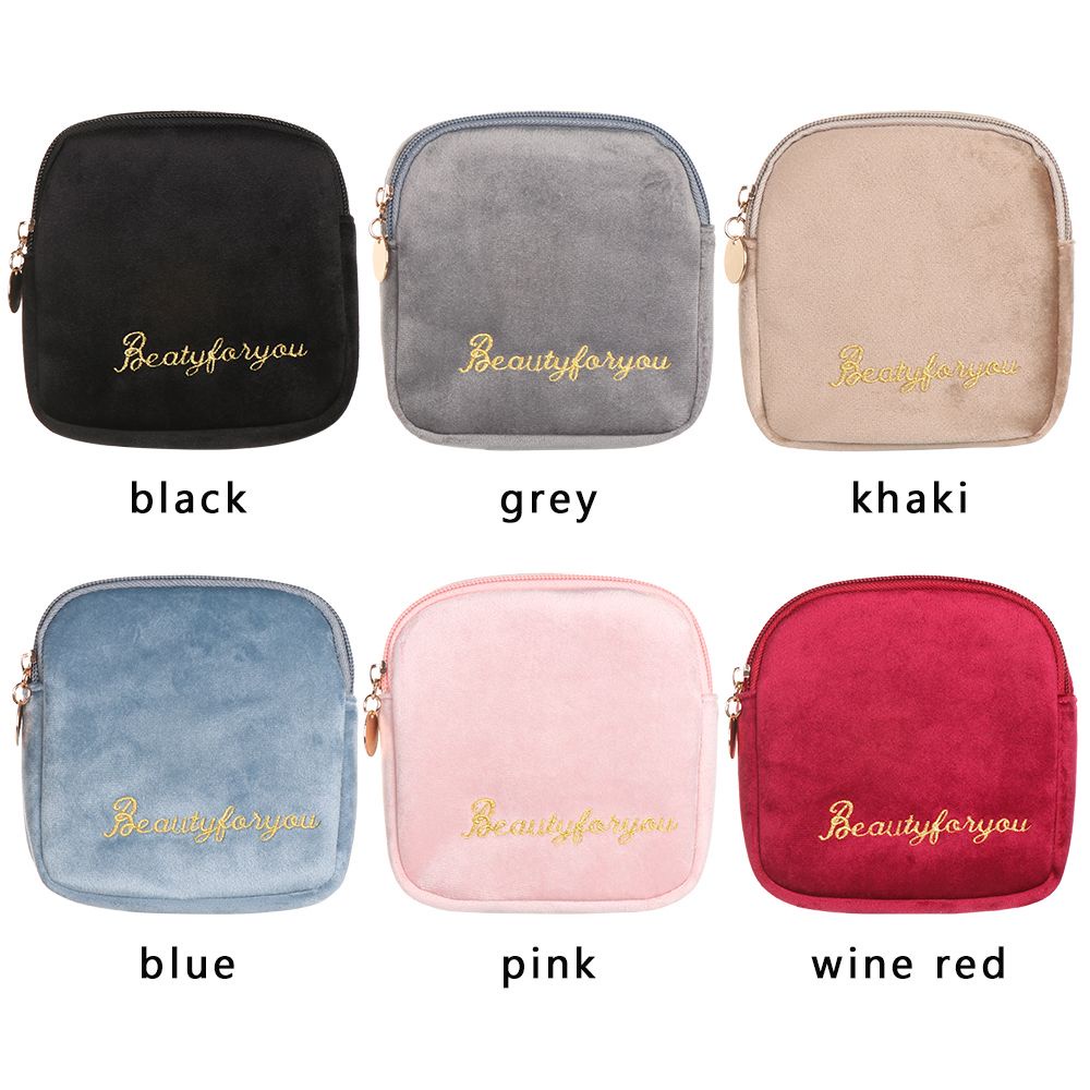 Túi đựng băng vệ sinh thiết kế nhỏ gọn nhiều màu sắc xinh xắn cho nữ